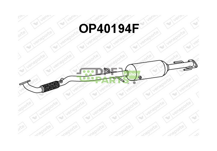 Filtry cząstek stałych DPF OPEL / VAUXHALL - 13377980 13382669 850114