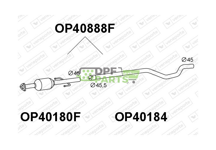 Filtry pevných částic DPF OPEL / VAUXHALL - 55557816 5854443 854411