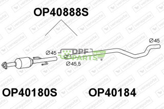 Filtry pevných částic DPF OPEL / VAUXHALL - 55557816 5854443 854411