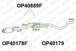 Filtry cząstek stałych DPF OPEL / VAUXHALL - 55557838 5854444 854422