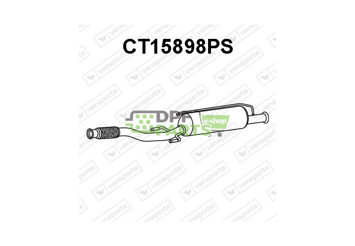 Katalyzátor SCR CITROËN / DS / OPEL / PEUGEOT / VAUXHALL - 1611769080 1611769180 3642275
