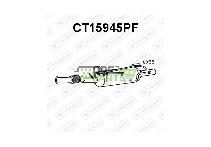 Katalyzátor SCR CITROËN / PEUGEOT - 1614073980 1620046880 1648181880