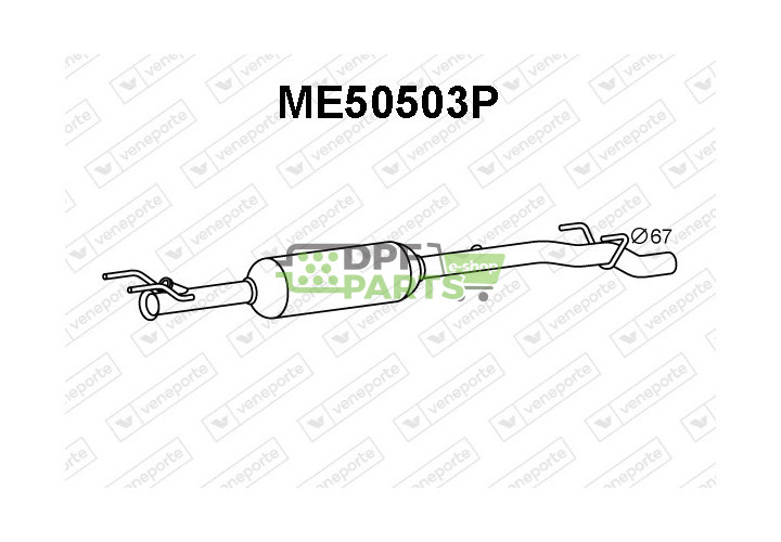 Katalyzátor SCR MERCEDES - 9064902500 9064903900 9064904400