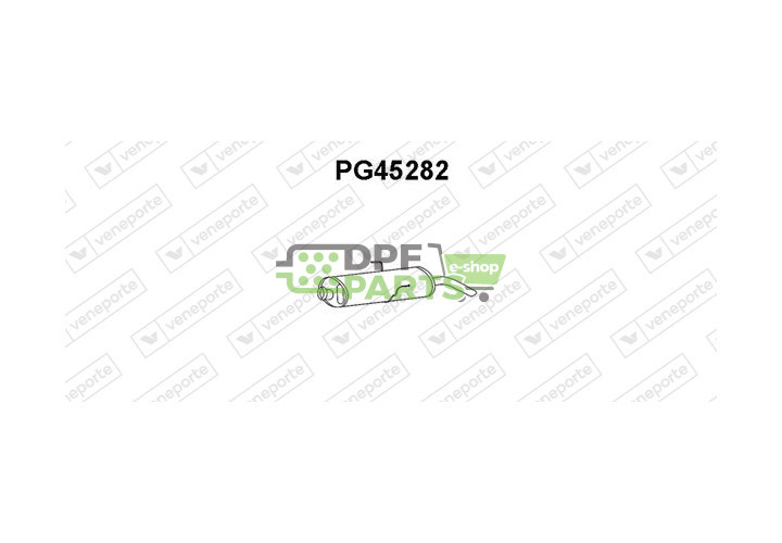 Koncový tlumič výfuku PEUGEOT - 1726C0 1726C2 1726Z2