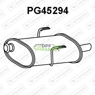 Koncový tlumič výfuku PEUGEOT - 1726CN 1726H8 9809857480