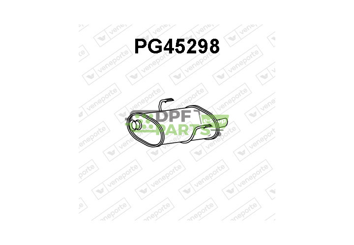 Koncový tlumič výfuku PEUGEOT - 1726AQ 1726H9 1726V6