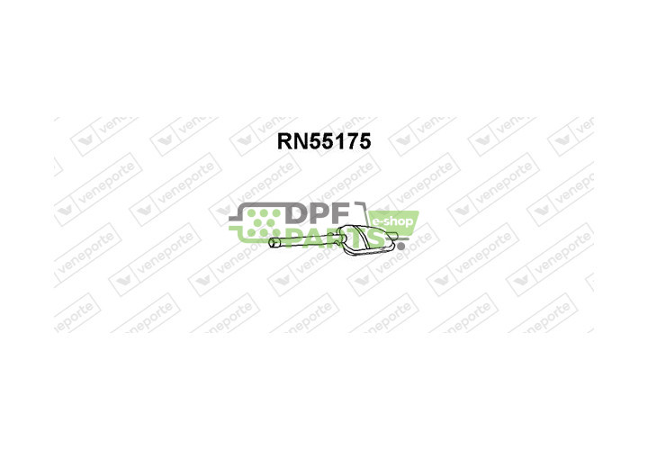 Koncový tlumič výfuku RENAULT - 7700642889 7700660672