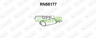 Koncový tlumič výfuku RENAULT - 7700644963 7700667735 7700702484
