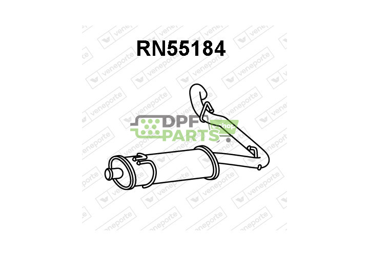 Tlumič OPEL / RENAULT / VAUXHALL - 4500130 4502787 7700302364
