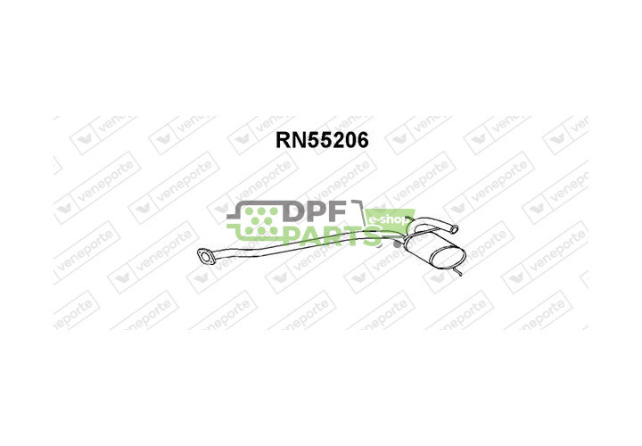 Tlumič RENAULT - 7700787550 7700824368
