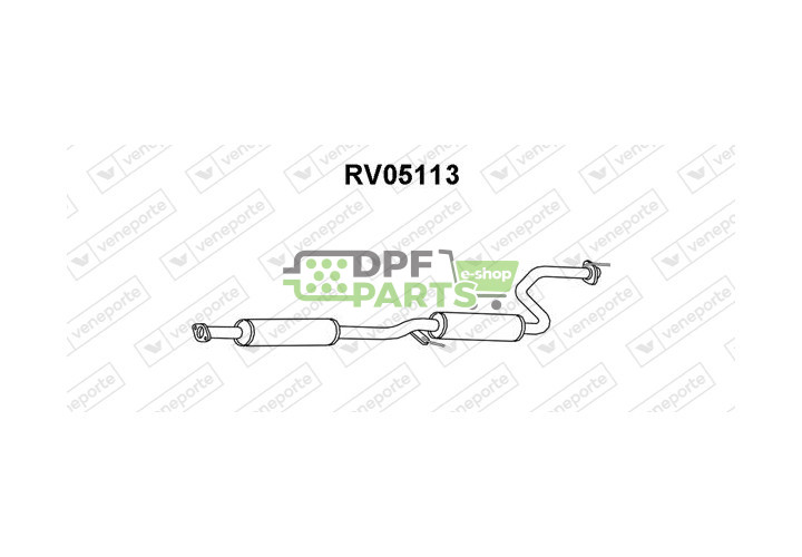Tlumič HONDA / ROVER - 18220SK3E40 18220SK3E50 18220SK3E60