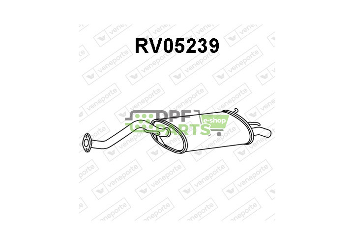 Tlumič MG / ROVER - GEX33638 GEX43638 WCG000440