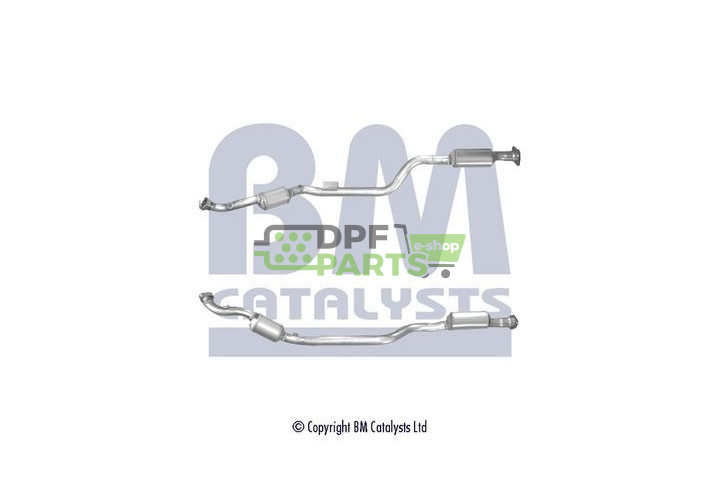 Katalizator MERCEDES Klasa S W220 - prawa strona - 2204903619 2294899219