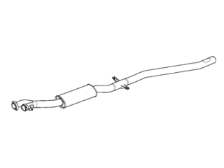 Tłumik środkowy BMW - 7785890 18307785888 18307785888 EXBM3041 260982