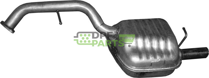 Tłumik końcowy Mazda 5 2.0 TD Turbo Diesel, Polmo 12.24 A, OE RFJ1-40-100E RFJ9-40-100A