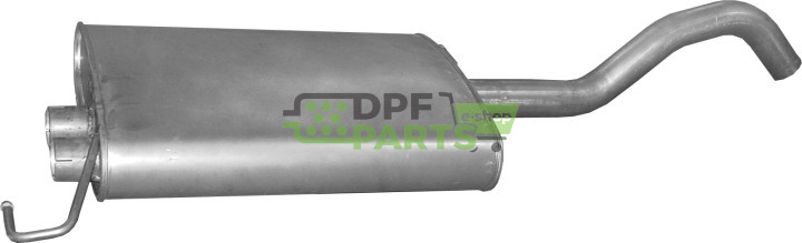 Tłumik końcowy Mercedes ML 400CDi W163, Polmo 13.86 A, OE 163490501