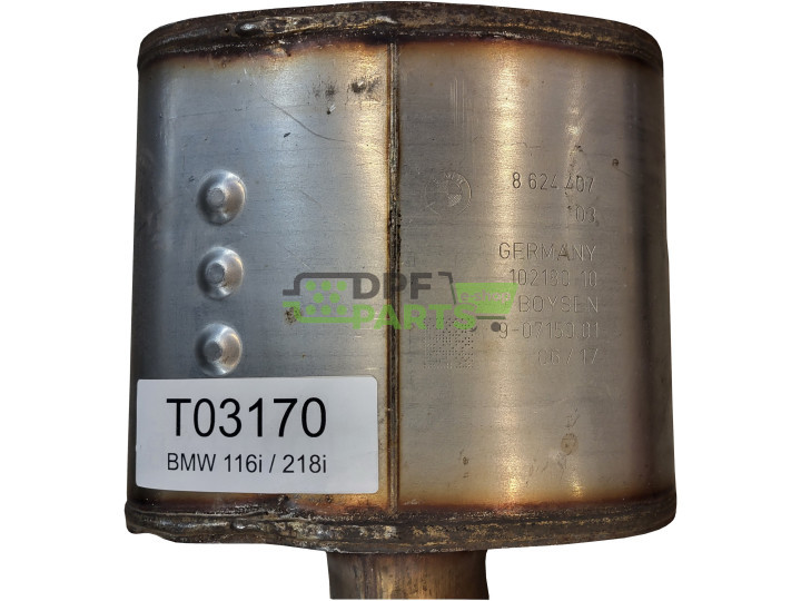 Tłumik środkowy BMW 1 F20/21, 2 F22/22N - 116i, 218i - 18308632567 18308632568 8624407 7630750