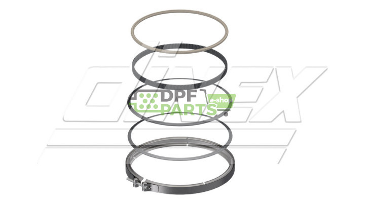Zestaw montażowy + obejma DPF DAF EURO 6 - 2325403 2192099
