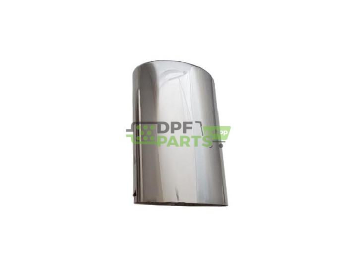 Końcówki ozdobne układu wydechowego / owalna  fi 80x146 / ścięcie pod kątem 30°