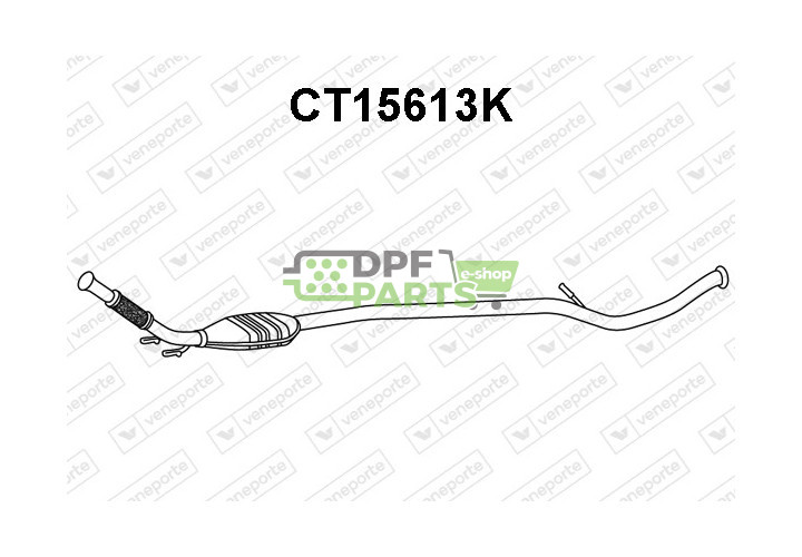 Katalizator CITROËN / PEUGEOT - 1705QP 170670 173869
