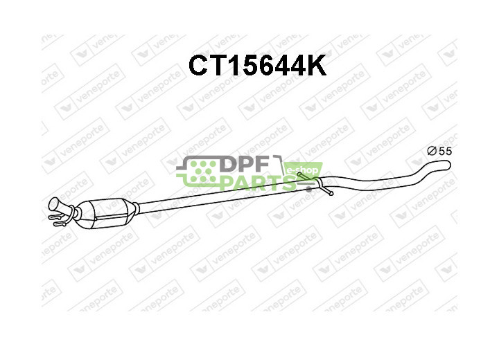 Katalizator CITROËN - 1705NJ 1731GP 1731GQ