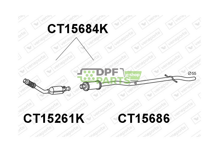 Katalizator CITROËN - 1705HX 1705RC 170692
