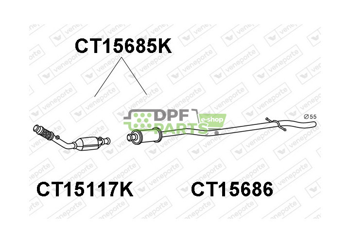 Katalizator CITROËN - 1705QZ 1705RA 1705RJ