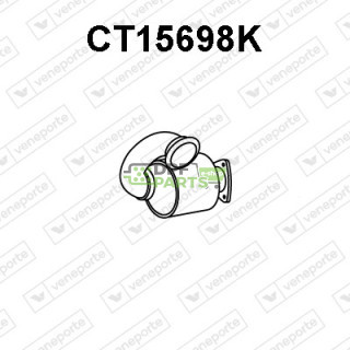 Katalizator CITROËN / FIAT / PEUGEOT - 1349899080 1352318080 1358184080