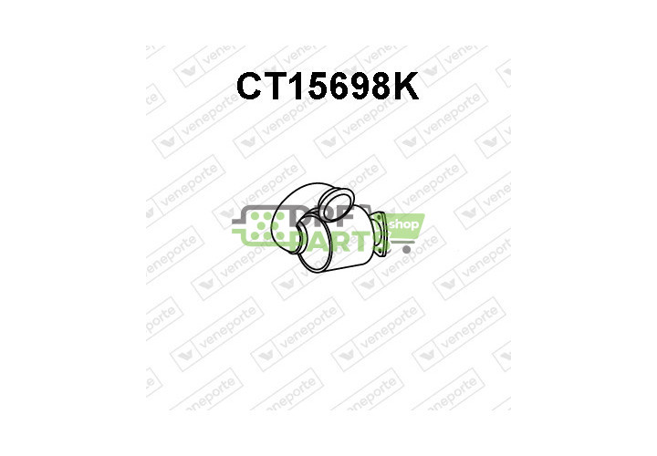 Katalizator CITROËN / FIAT / PEUGEOT - 1349899080 1352318080 1358184080