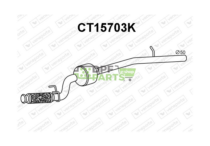 Katalizator CITROËN / FIAT / LANCIA / PEUGEOT - 1731LK 1731LT 1731ST