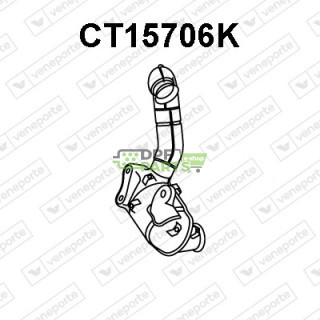 Katalizator CITROËN / FIAT / LANCIA / PEUGEOT - 1400001280 1401179480 1401443980