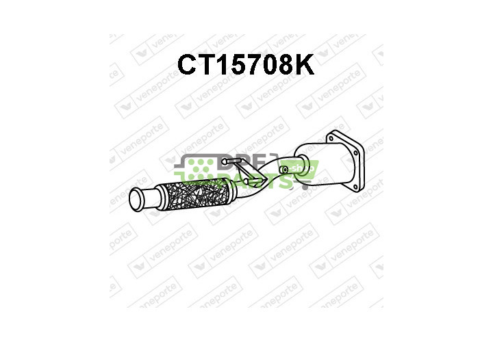 Katalyzátor CITROËN / FIAT / LANCIA / PEUGEOT - 1400592680 1731LL 1731TC