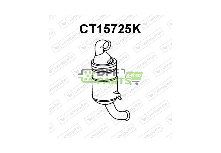 Katalyzátor CITROËN / FIAT / PEUGEOT - 1400242380 1400242480 1400672280