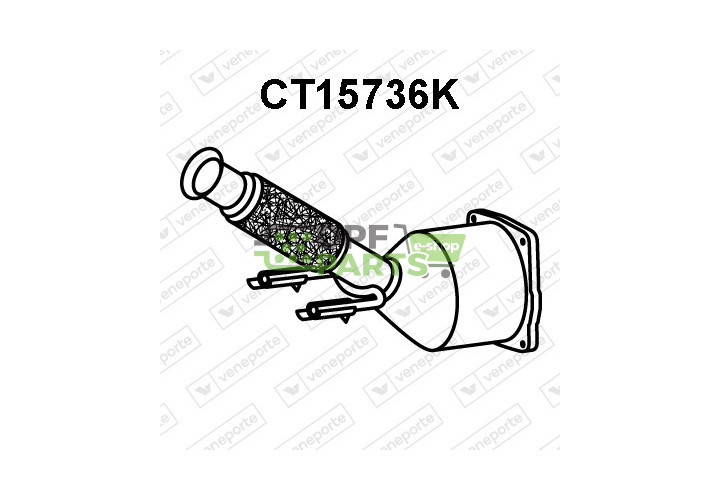 Katalizator CITROËN - 1731KW 9676402980 
