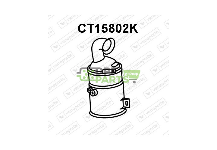 Katalizator CITROËN / PEUGEOT - 1610280580 1610280680 1612024080