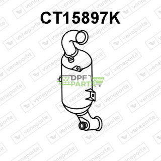 Katalizator CITROËN / DS / OPEL / PEUGEOT / TOYOTA / VAUXHALL - 3557446 3644521 9803803780