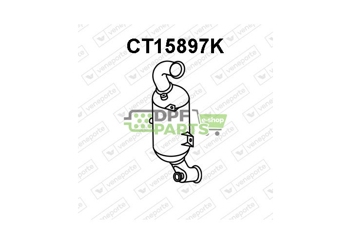 Katalizator CITROËN / DS / OPEL / PEUGEOT / TOYOTA / VAUXHALL - 3557446 3644521 9803803780