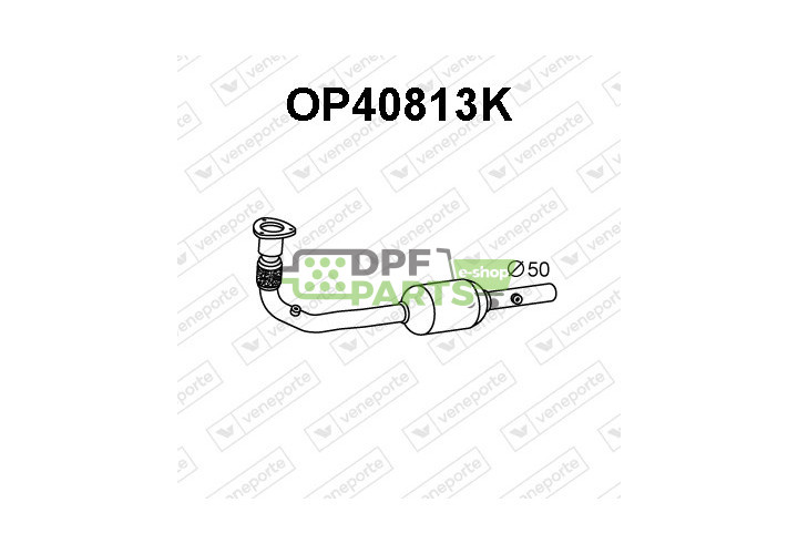 Katalizator OPEL / VAUXHALL - 13101523 24434668 24461057