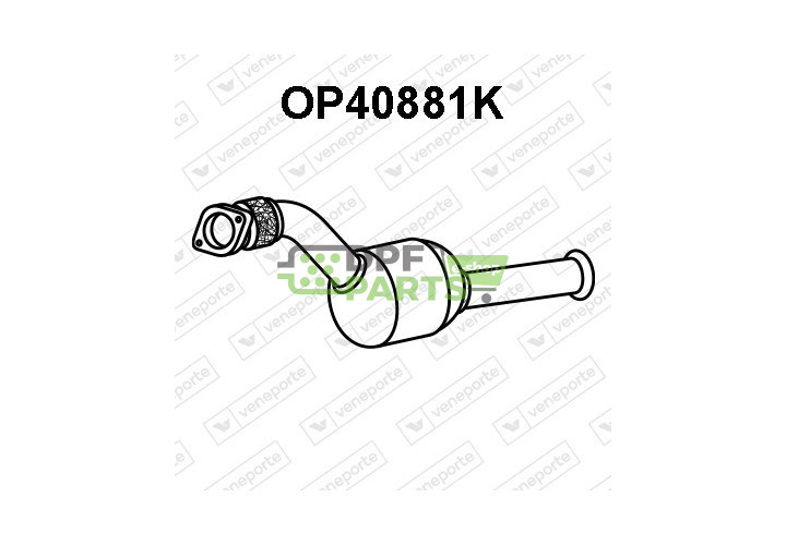 Katalizator NISSAN / OPEL / RENAULT - 2002000QAA 2002000QAC 4411733