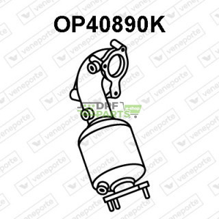 Katalizator OPEL / VAUXHALL - 55559558 55574409 55574410
