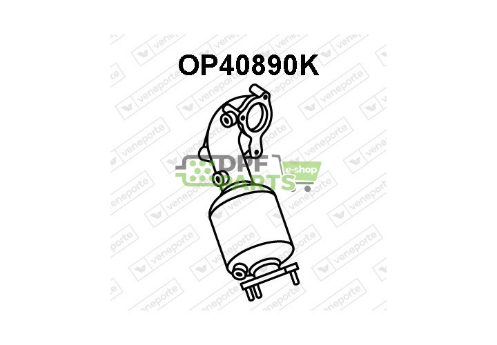 Katalizator OPEL / VAUXHALL - 55559558 55574409 55574410