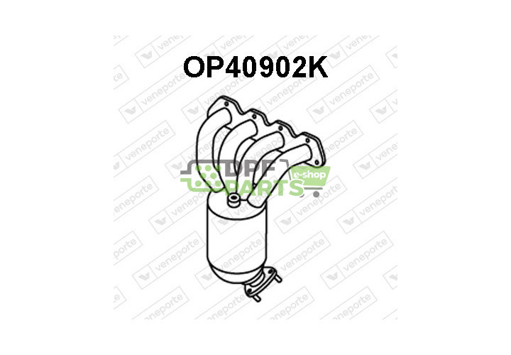 Katalyzátor CHEVROLET / OPEL / VAUXHALL - 25192262 25192263 25197212