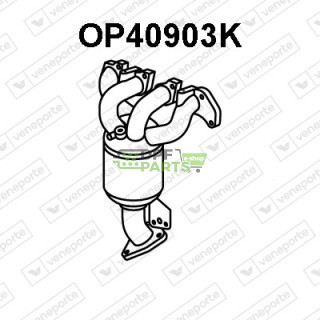 Katalizator CHEVROLET / OPEL / VAUXHALL - 25195105 55574237 55597325