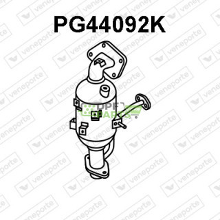 Katalizator CITROËN / PEUGEOT / TOYOTA - 1639361480 171400Q110 171400Q120