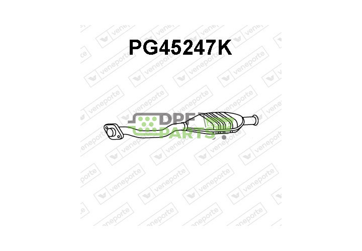 Katalizator PEUGEOT - 173116 173134 