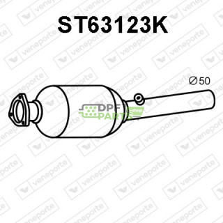 Katalizator SEAT / VOLKSWAGEN - 1J0131089BV 1J0131089BX 