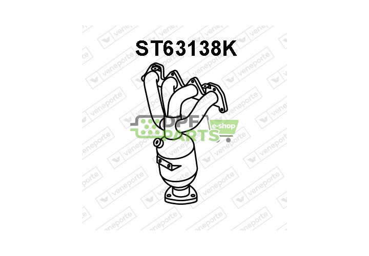 Katalyzátor SEAT / SKODA / VOLKSWAGEN - 036253020GX 036253020JX 036253020MX