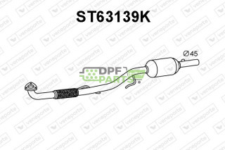 Katalizator SEAT / SKODA / VOLKSWAGEN - 6Q0253059HD 6Q0254502K 6Q0254502KV