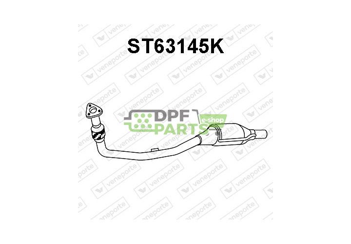Katalizator SEAT / VOLKSWAGEN - 6N0253058BV 6N0253058BX 6N0253058FV