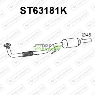 Katalizator SEAT / SKODA / VOLKSWAGEN - 6Q0254501BX 6Q0254501EX 6Q0254501HX